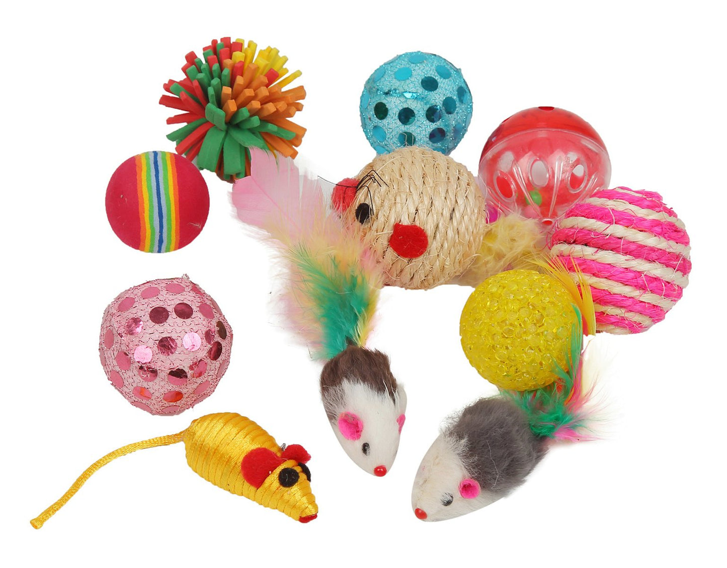 Cat Toys Variety Pack for Kitty 20 Pieces