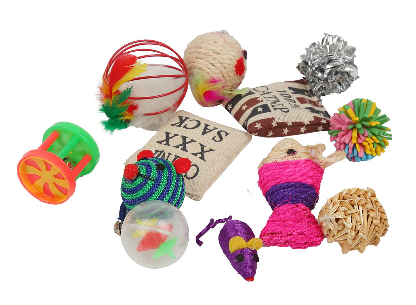 Cat Toys Variety Pack for Kitty 20 Pieces