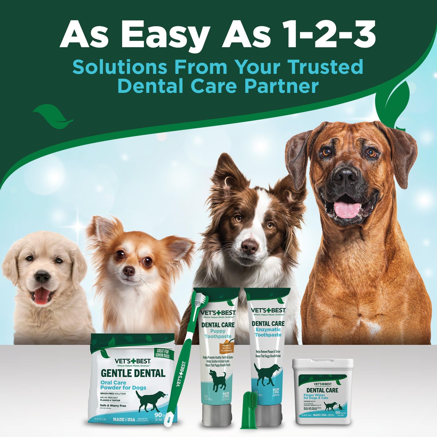 Best Dog Toothbrush & Enzymatic Toothpaste Kit