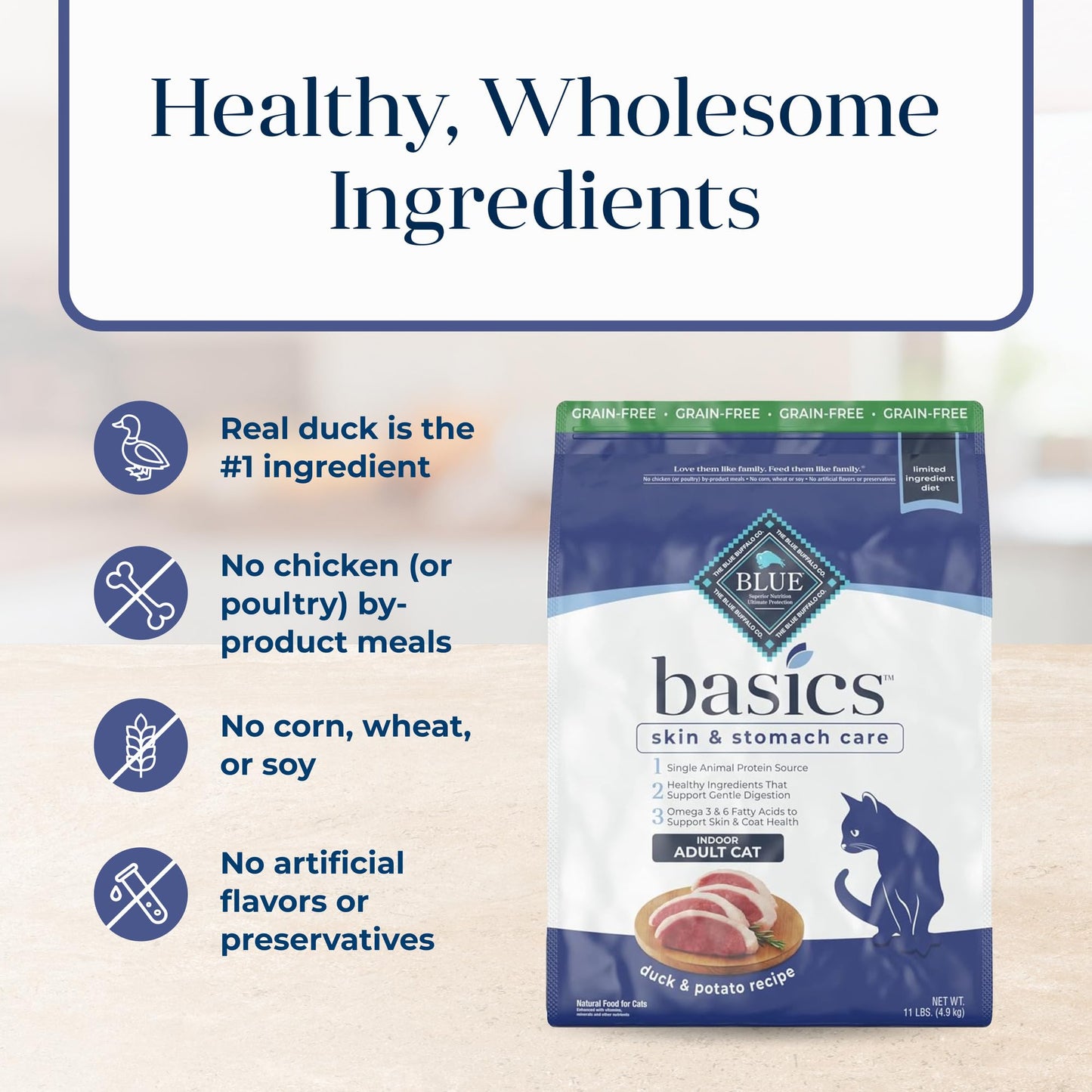 Basics Grain-Free Dry Cat Food